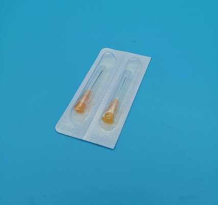 オレンジ0.5mmの25G皮下注射針のスポイトEOSのタイプ