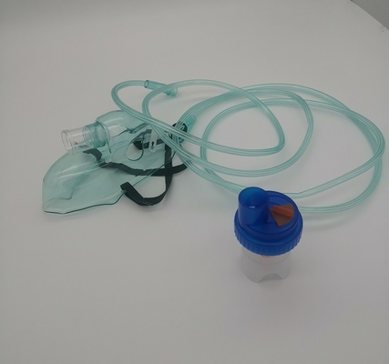 大人NebulizationのためのS M L使い捨て可能な酸素マスクの緑色
