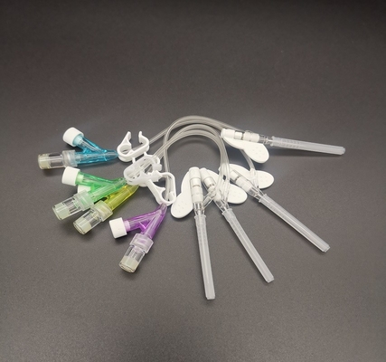 緊急の注入の輸血のための20G YのタイプIvのCannulaのピンク