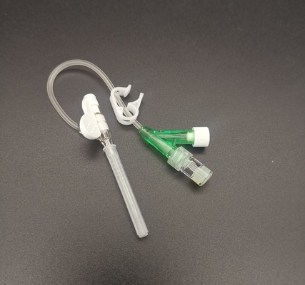 緑18G使い捨て可能なIvのCannula Yのタイプ カテーテルの外科注入の輸血