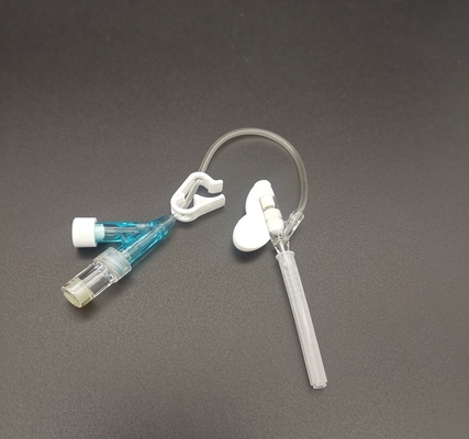 青い大人の定期的な注入のための使い捨て可能なIV Cannulaのカテーテル22G Yのタイプ