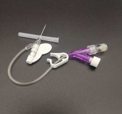 小さい血管のための26G Yのタイプ使い捨て可能なIvのCannulaの紫色