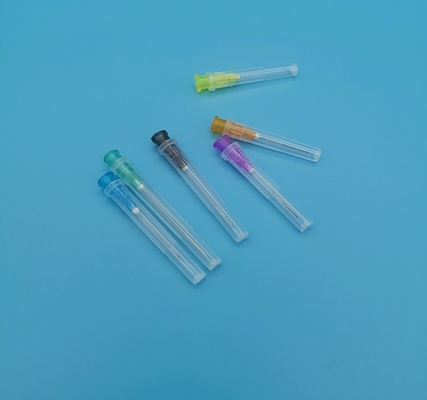 ピンクの傾向がある穴の使い捨て可能な針およびスポイトInuslinのための直径18Gからの1.2mm