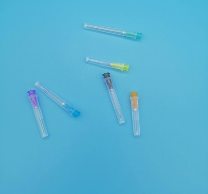赤い紫色の使い捨て可能なスポイトの針はインシュリンのための直径1.4mm 17Gから傾斜した