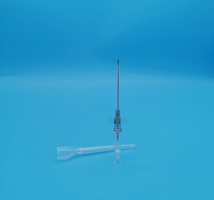 24G 黄色 安全 IV カテーテル カヌラ 小翼 CE ISO